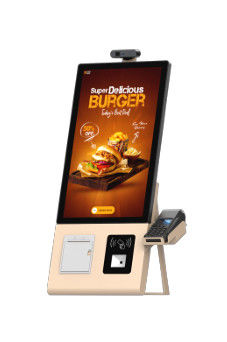 23.8 inch Self Ordering Kiosk with POS Holder and Cold-rolled Steel Frame